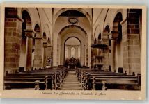 97845 W8771 Neustadt a. Main Foto AK Pfarr- Kirche innen Chronik