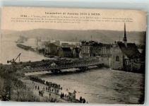 89100 Sens 1910 Gebrauchsspuren Hochwasser Januar 1910