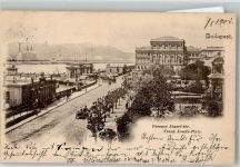 Budapest 1901 Foto AK Franz-Josef-Platz