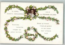 30.4.1910 1. Geburtstag von Prinzessin Juliana Adel Niederlande