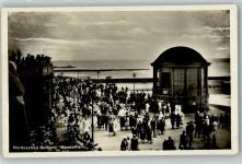26757 W2972 Borkum 1929 Foto AK Wandelhalle an der Promenade