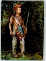 O8122 Radebeul Krieger Museum d. Karl May Stiftung Indianer Gebrauchsspuren