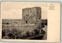 2171 Sassenheim Foto AK Burg Ruine Teylingen