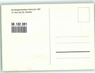 W7500 Karlsruhe , Baden Bundesgartenschau Karlruhe 14.4.-23.10.1967 Gartenbauausstellung