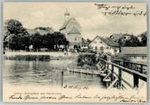 86938 W8913 Unterschondorf , Ammersee 1904 Gebrauchsspuren Beschnitten