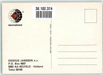 Belfeld Windmühle Tracht Frau Aktenordner Egidius Janssen EJA International Werbung Büromaterial Foto AK