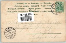 Es ist erreicht Liebespaar Dogge 1902 Prägedruck
