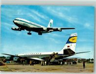W6000 Frankfurt am Main Rhein Main Lufthansa Flughafen Foto AK