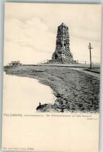 79868 W7828 Feldberg , Schwarzwald Gebrauchsspuren Bismarck Denkmal auf dem Seebuck