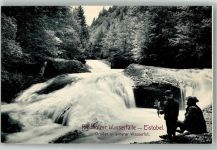 88178 W8999 Heimenkirch Foto AK Riedholzer Wasserfälle Eistobel