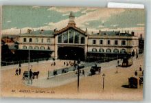 80000 Amiens 1917 Foto AK Bahnhof