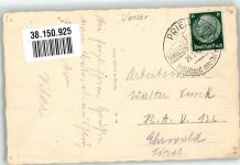 W8210 Prien a. Chiemsee Segelboot auf dem Chiemsee Ort lt. Stempel Segelboot 1933 Foto AK