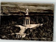 32756 W4930 Detmold - Hermannsdenkmal Fliegeraufnahme Chronik