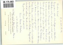 Fries der Lauschenden Der Empfindsame v. Ernst Barlach Informationskarte Skulptur KEINE AK