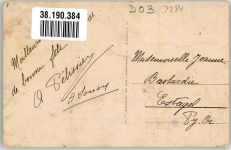 03200 Vichy 1932 Foto AK Astoria Palace Place Victor Hugo Briefmarke Bildseite
