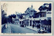62520 Le Touquet-Paris-Plage Foto AK Auto Geschäft Village Suisse