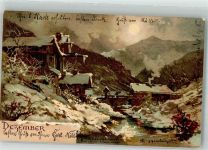 Dezember Guggenberger, T. 1902 Künstlerkarte