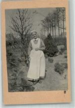 Aufgeklebt Feldpostkarte Krankenschwester Foto AK