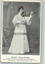 Portrait von Sophie Teiser-Kalbitz Geiger Gebrauchsspuren