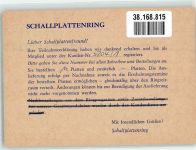 W1000 Berlin Mitte Schallplattenring Kultur u. Informationszentrum d. CSSR Schallplatte