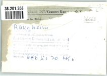 65479 W6096 Raunheim FOTO KEINE AK Neubausiedlung Foto Original aus Archiv eines Ansichtskartenverlags Ort handschriftlich