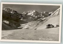 Kölner Haus 1954 Winter Hüttenstempel