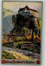 6330 Kufstein Künstlerkarte Deutscher Schulverein Festung Geroldseck