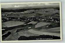 86865 W8939 Markt Wald Foto AK Fliegeraufnahme Kirche