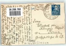 17454 O2238 Zinnowitz , Ostseebad Foto AK Strand Ruderboot Strandkorb Ostseebad