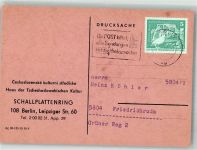 W1000 Berlin Mitte Schallplattenring Haus d.Tschechischen Kultur Schallplatte