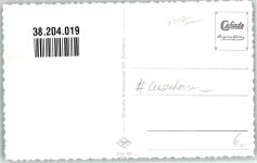 27472 W2190 Cuxhaven Folienkarte / Lackkarte Dampfer passiert die Kugelbake