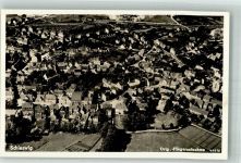 24837 W2380 Schleswig 1939 Foto AK Fliegeraufnahme der Stadt