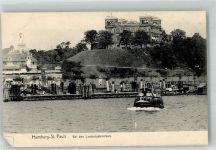 W2000 St. Pauli Bei den Landungsbrücken Eckknick Elbeschiff Gebrauchsspuren