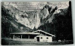 Scharitzkehlalm - Alpe mit hohem Groll 1024 m Hüttenstempel