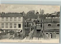 76600 Le Havre Foto AK Bergbahn