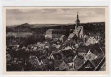 Wechselburg mit Teilansicht und Kirche. Feldpost, mit Stempel von 1941. Gute Erhaltung.