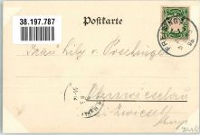 85354 W8050 Freising , Oberbay 1898 - Adelskorrespondenz Klerikalseminar Knabenseminar