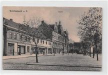 Schönebeck. Markt. Feldpost kleiner Knick oben rechts, sonst gut erhalten