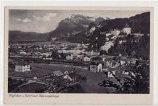 Kufstein in Tirol mit Totale und Kaisergebirge ungelaufen Gute Erhaltung.