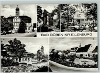 04849 O7282 Bad Düben - Rathaus Burg Heimatmuseum Kulturhaus Moorbad Eisenmoorbad Platz der Jugend Bus