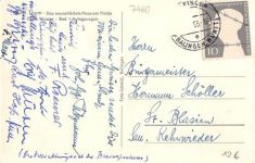 Balingen. Hotel Thum gelaufen. Leicht bügig, leichter Stempeldurchdruck, sonst gut erhalten