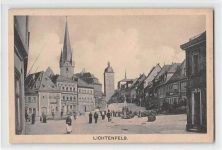 Lichtenfels. Belebter Marktplatz gelaufen. Gute Erhaltung.