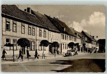 17509 O2221 Pritzwald Foto AK Karl Marx Straße Auto