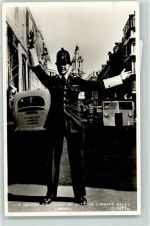 London Policeman Polizei 1955 Foto AK