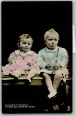 El Principe de Asturias y el Infante Don Jaime AK Adel Spanien Foto AK