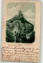 03185 O7520 Peitz 1899 Gebrauchsspuren Festungsturm