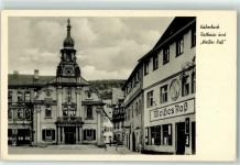 95326 W8650 Kulmbach - Rathaus und Weißes Ross