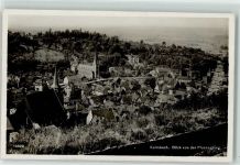 95326 W8650 Kulmbach Foto AK Blick von der Plassenburg Kirche