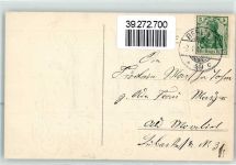 Neujahr 1907 Golddruck Jahreszahl Prägedruck