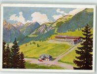 87541 W8973 Oberjoch Künstlerkarte Haus Ingeburg sign. RHZ